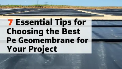 7 Essential Tips for Choosing the Best Pe Geomembrane for Your Project